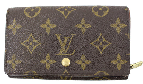 LOUIS VUITTON Monogram Canvas Porte Monnaie Billets Tresor Wallet