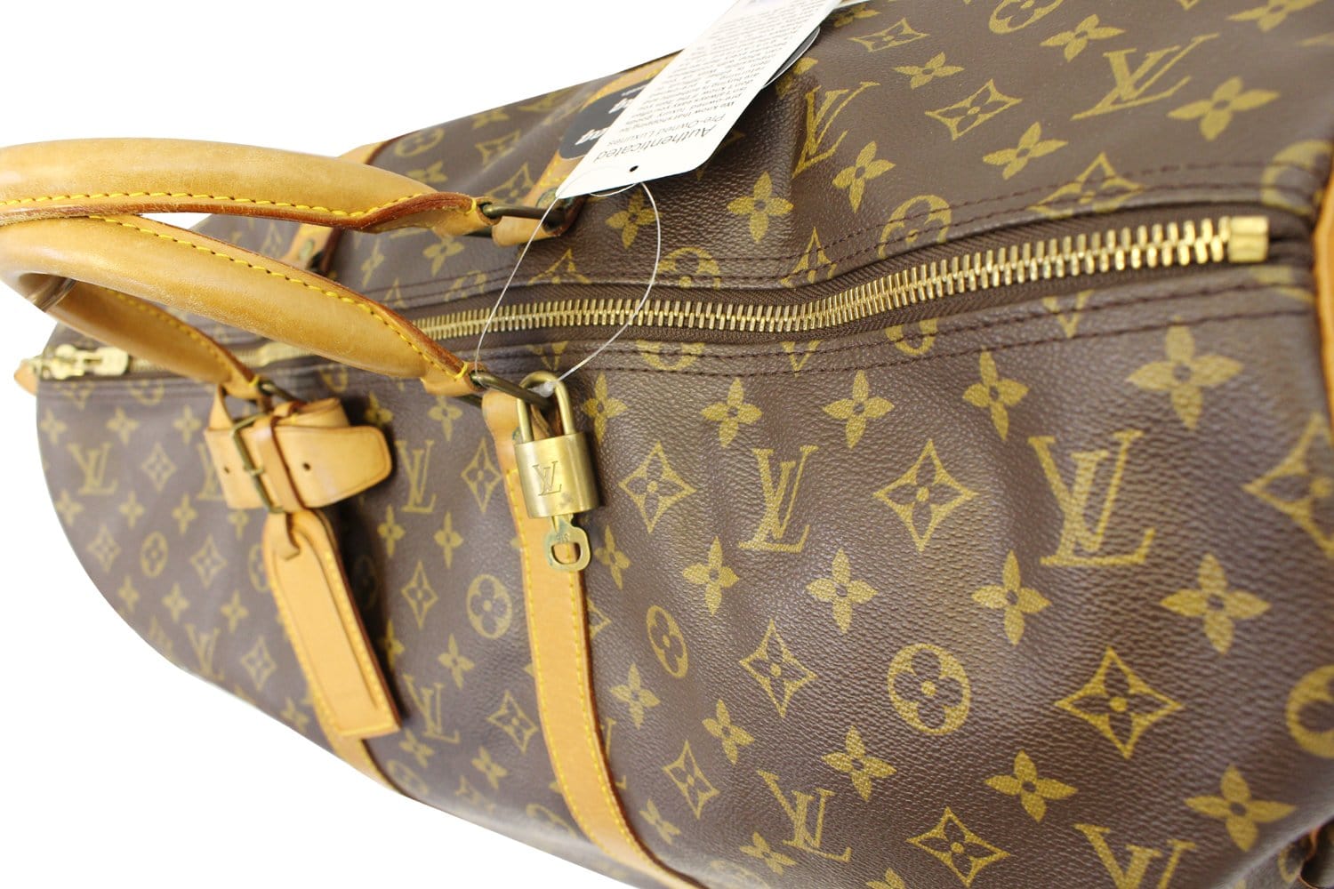 Louis Vuitton Monogram Keepall 55 Boston Bag Handbag M41424