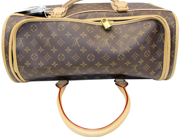 LOUIS VUITTON Monogram Canvas Sac Chien 50 Dog Carrier