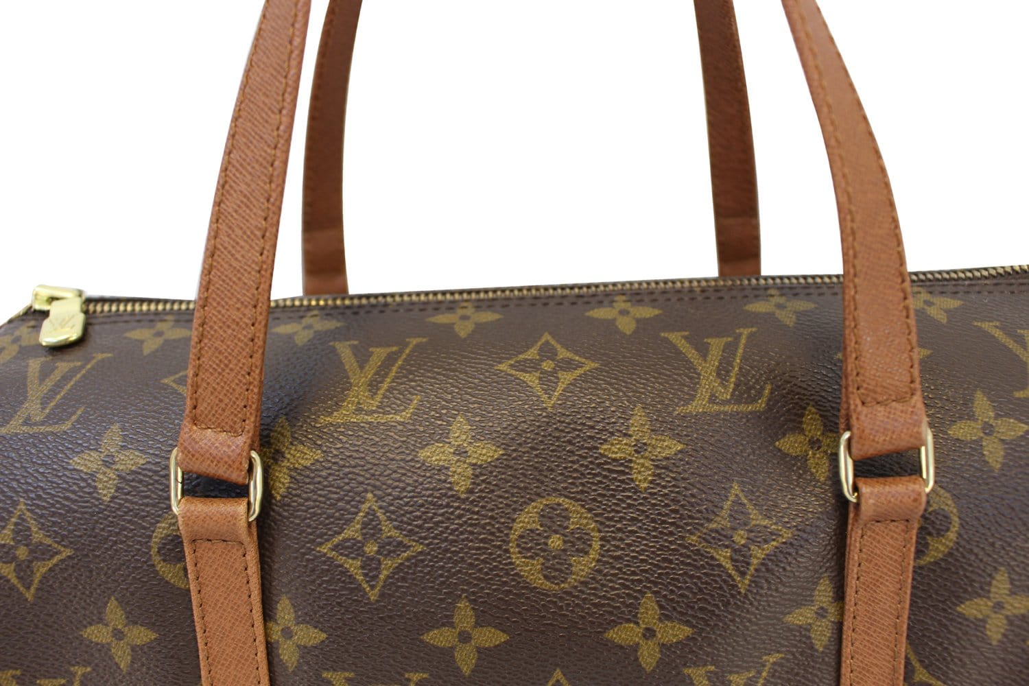 Papillon cloth handbag Louis Vuitton Brown in Cloth - 38182837