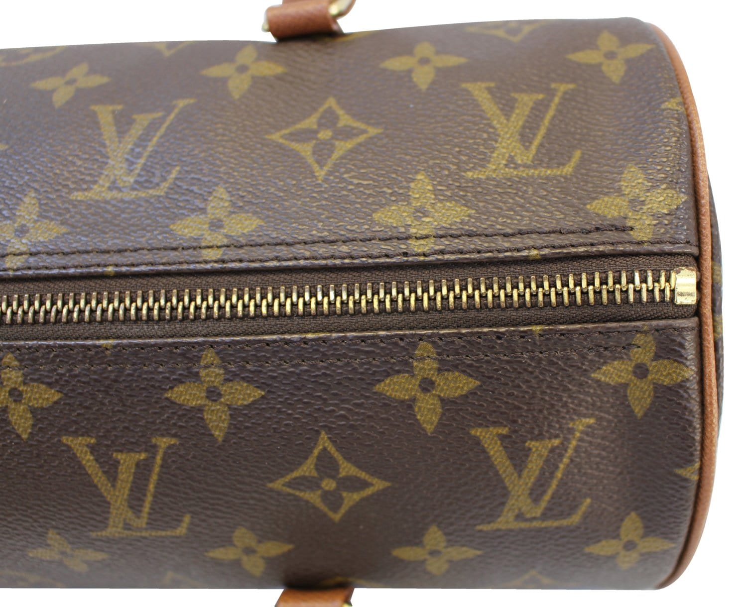 Papillon cloth handbag Louis Vuitton Brown in Cloth - 36564807