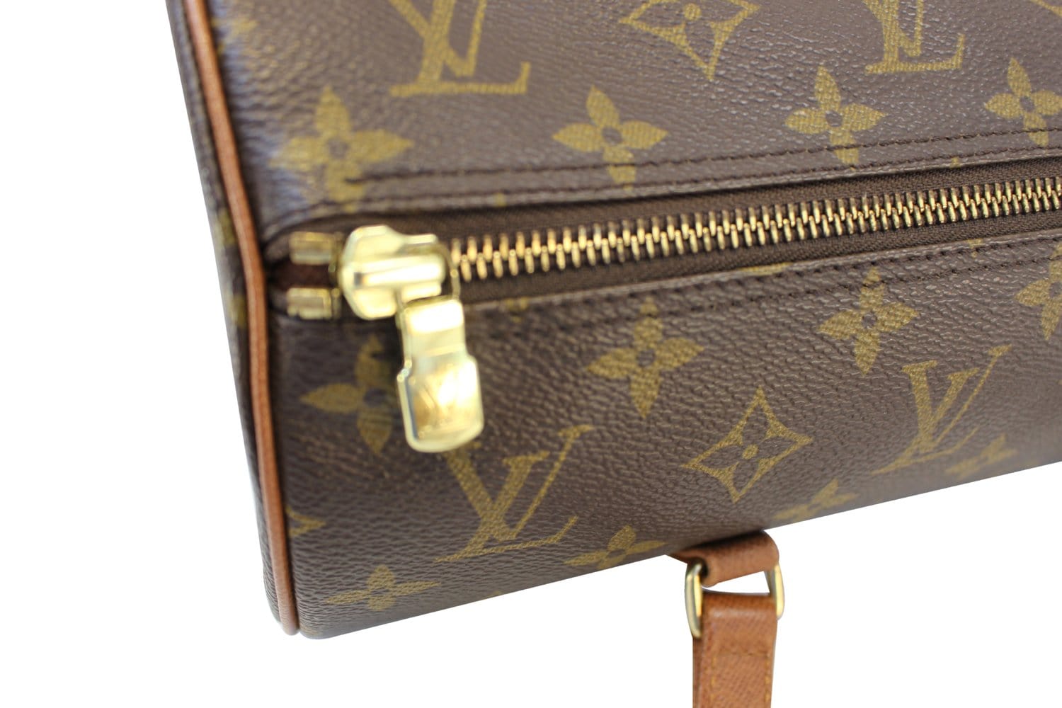 Papillon leather handbag Louis Vuitton Brown in Leather - 36609330