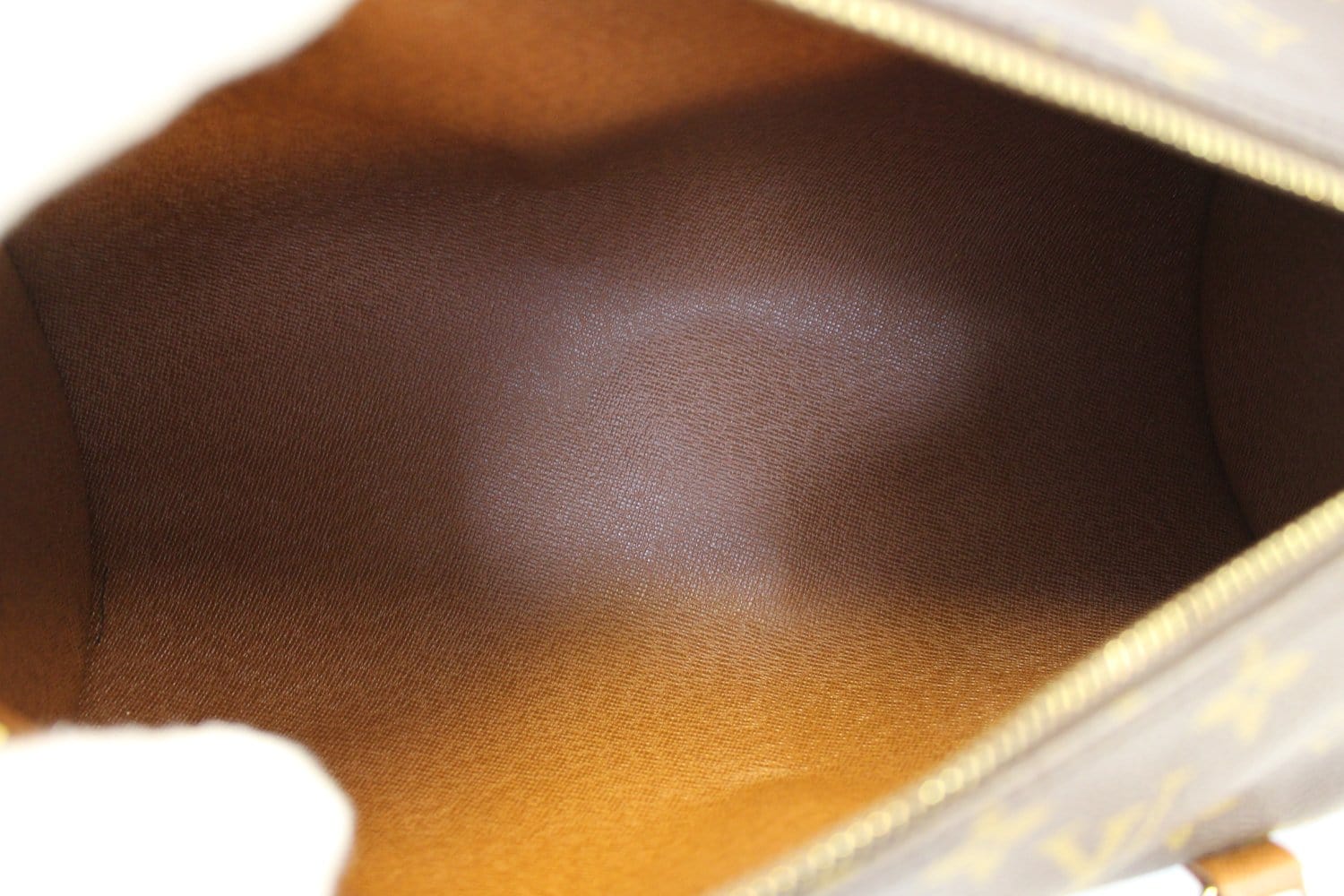 Papillon cloth handbag Louis Vuitton Brown in Cloth - 37875772