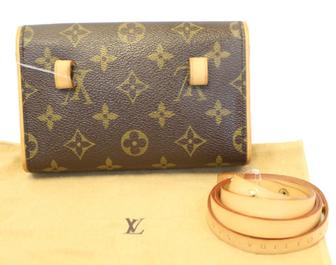 LOUIS VUITTON Monogram Canvas Pochette Florentine Bag