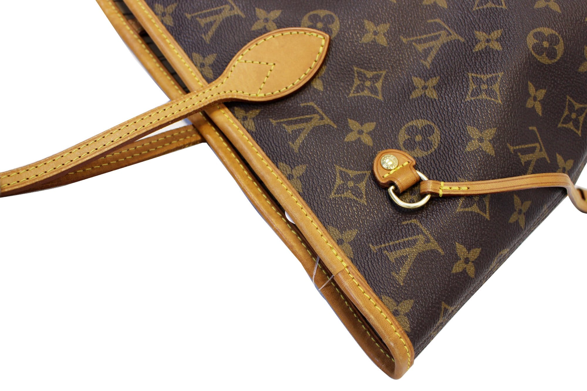 Authentic Louis Vuitton Classic Monogram Neverfull mm Tote Shoulder Bag