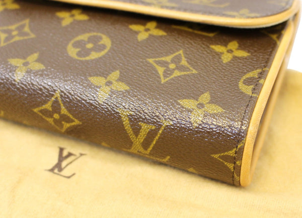 LOUIS VUITTON Monogram Canvas Pochette Florentine Bag