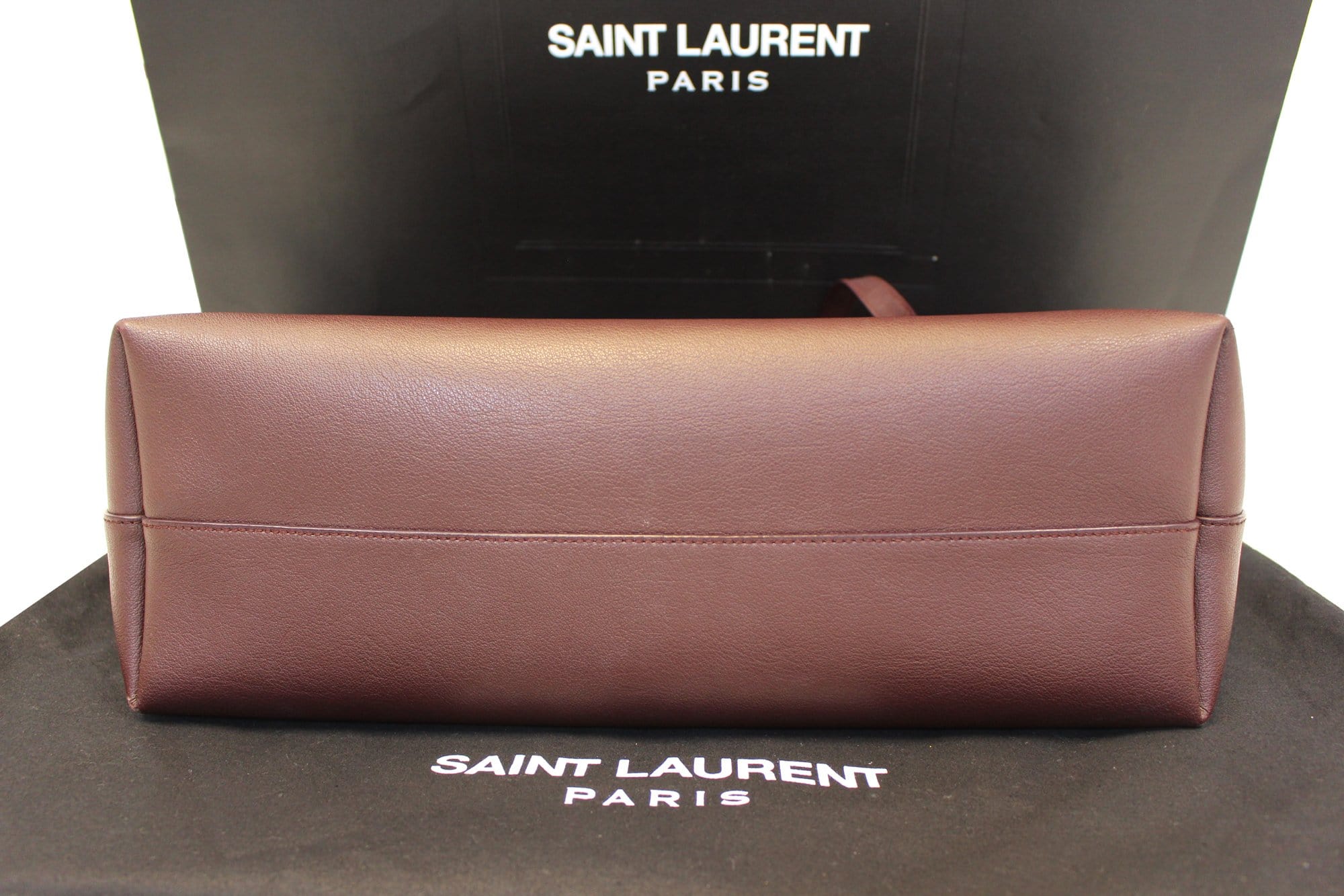 Saint Laurent // 2019 Black Leather East West Tote Bag – VSP Consignment