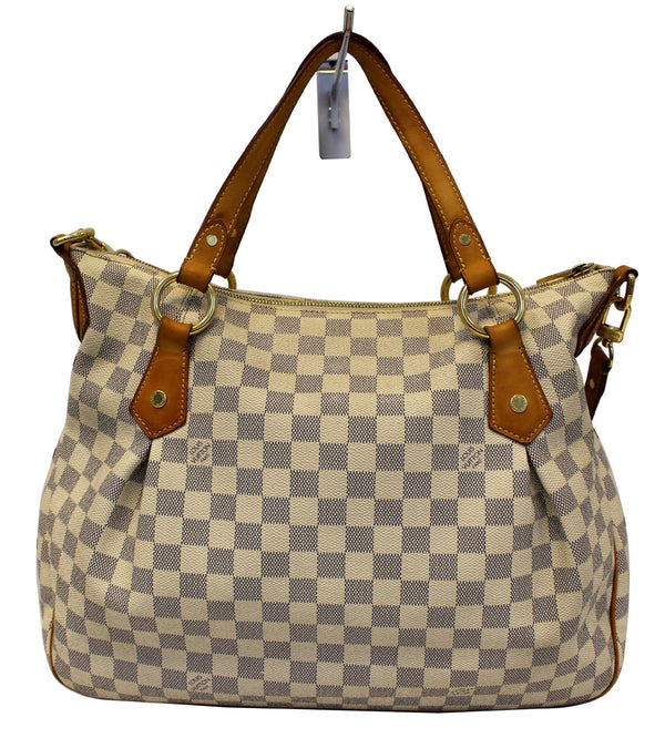 LOUIS VUITTON Evora MM Damier Azur Tote Shoulder Bag