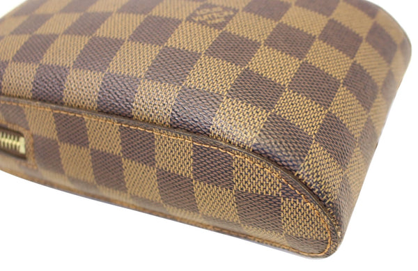 LOUIS VUITTON Damier Ebene Geronimos Brown Hip Bag