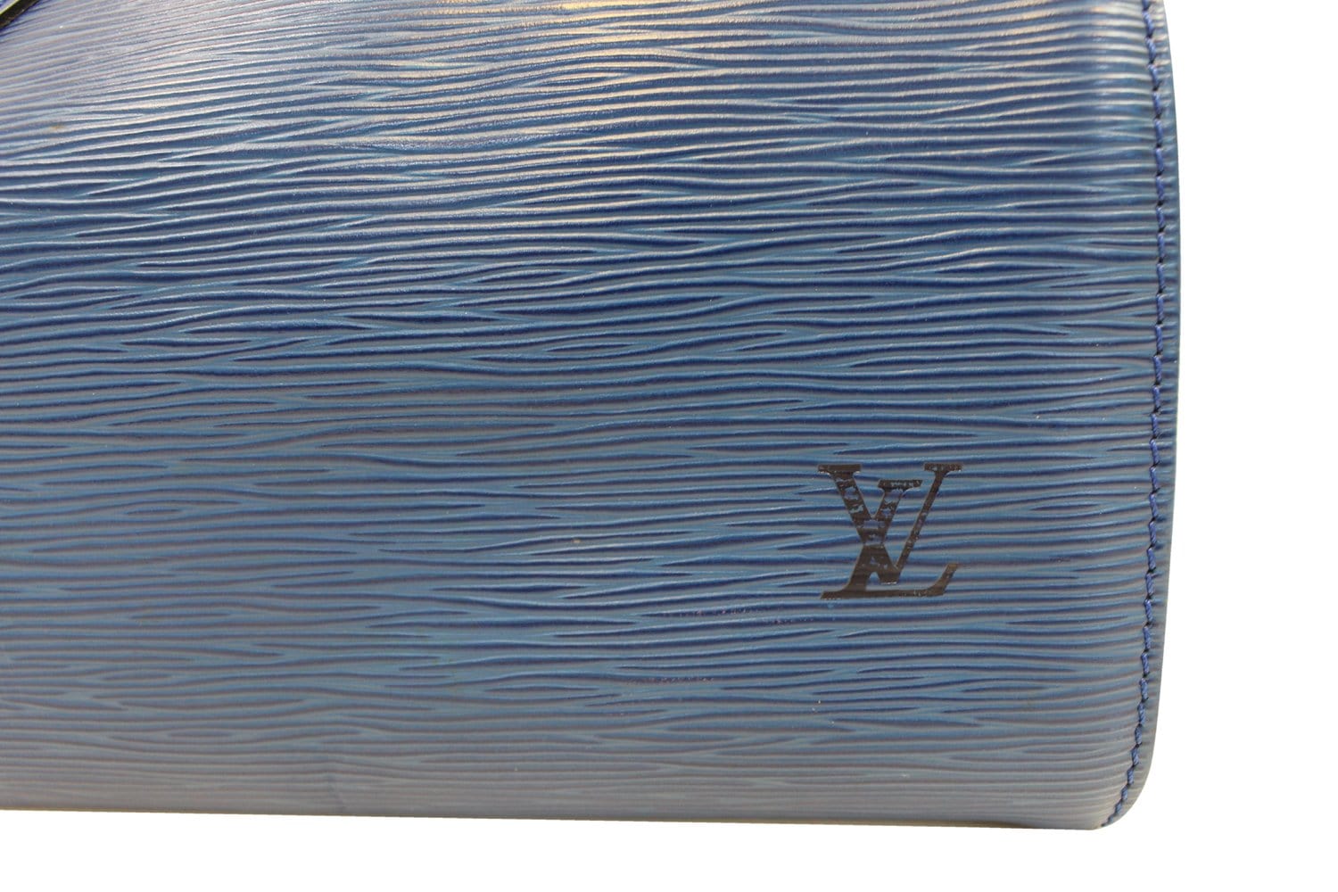 Louis Vuitton Speedy Bandouliere Epi 25 Denim in Leather with