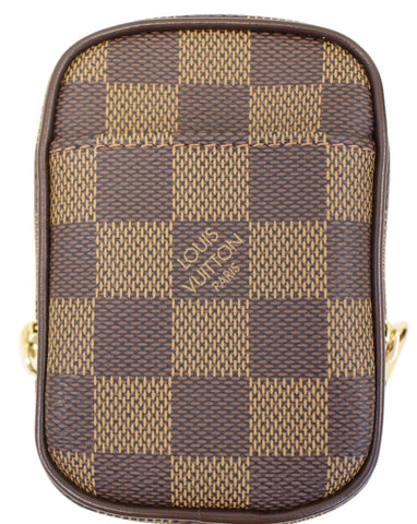 LOUIS VUITTON Damier Ebene Etui Okapi PM Shoulder Pouch