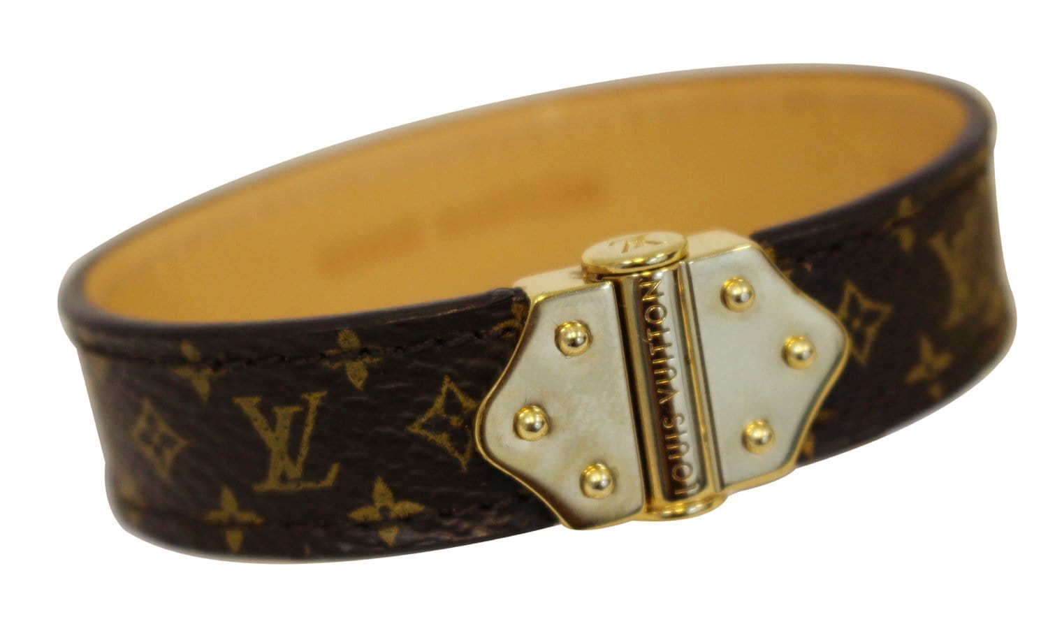 Louis Vuitton Nano Monogram Bracelet - Size 17