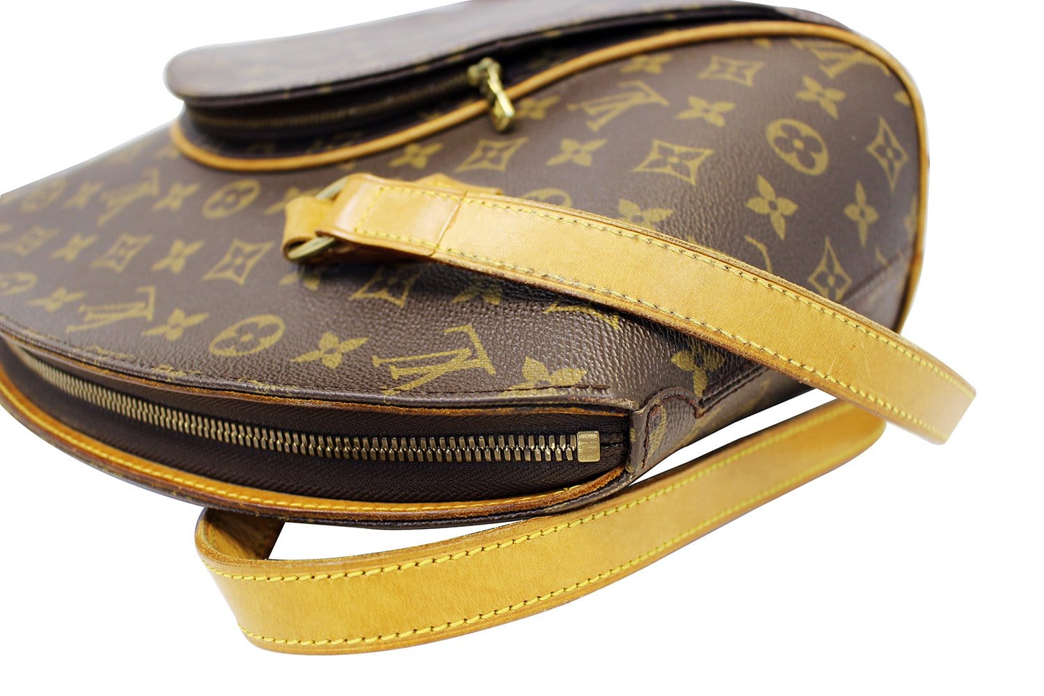 LOUIS VUITTON Monogram Ellipse Shopping Shoulder Bag M51128 Brown Auth  TM997