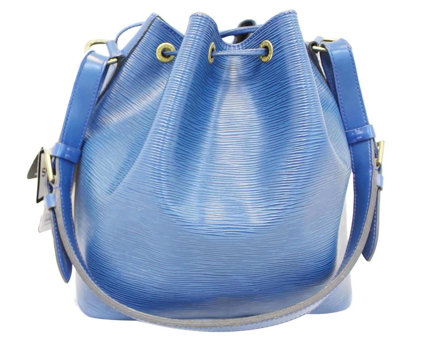 Authentic Louis Vuitton Blue Handbag in EPI Leather