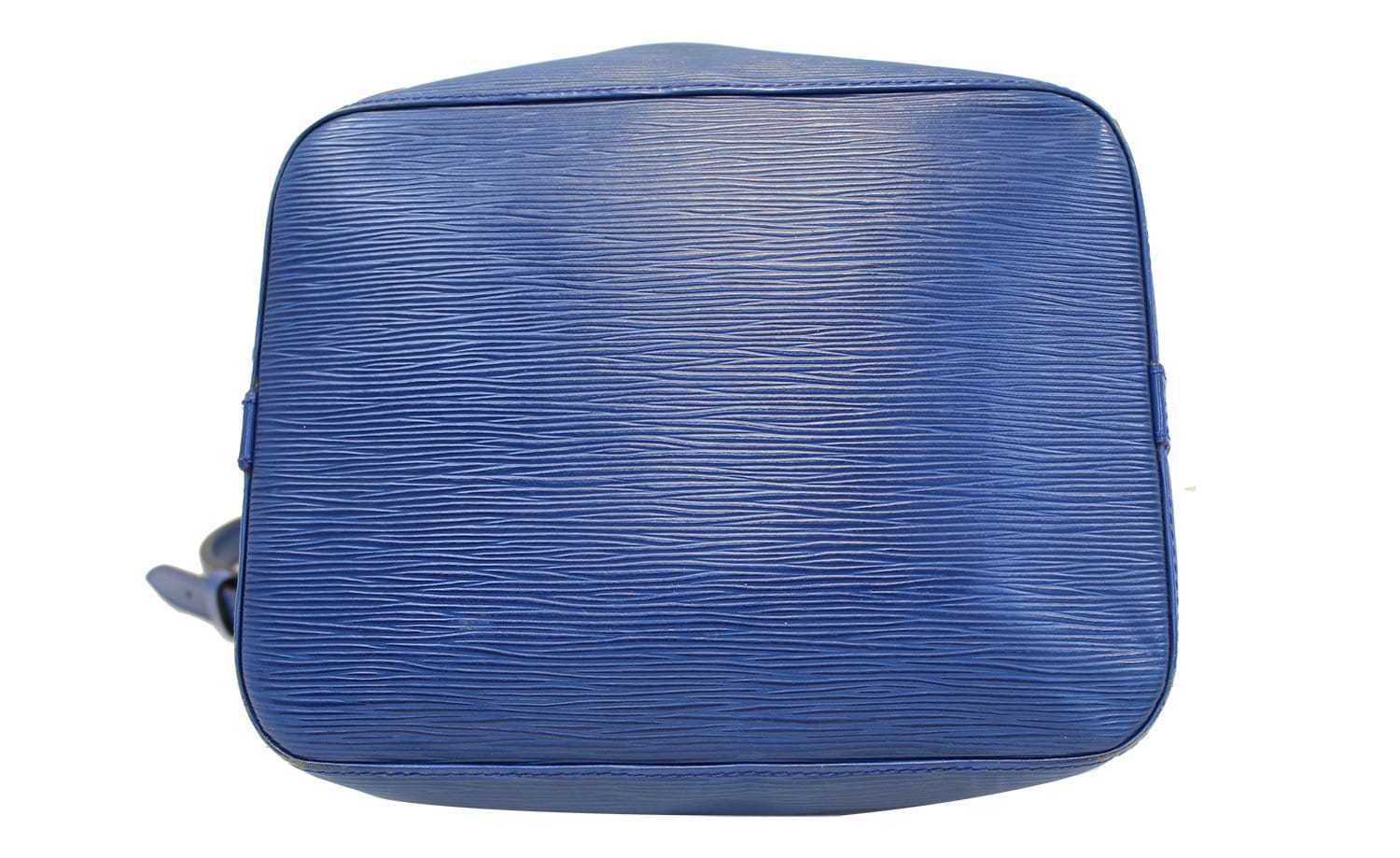 Louis Vuitton Authentic Epi Leather Blue Petit Noe Shoulder Tote Bag Auth LV
