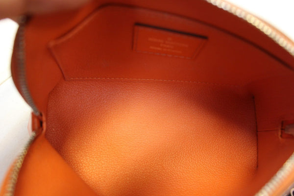 LOUIS VUITTON Epi Pochette Cosmetic Pouch Orange