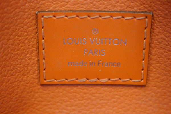 LOUIS VUITTON Epi Pochette Cosmetic Pouch Orange