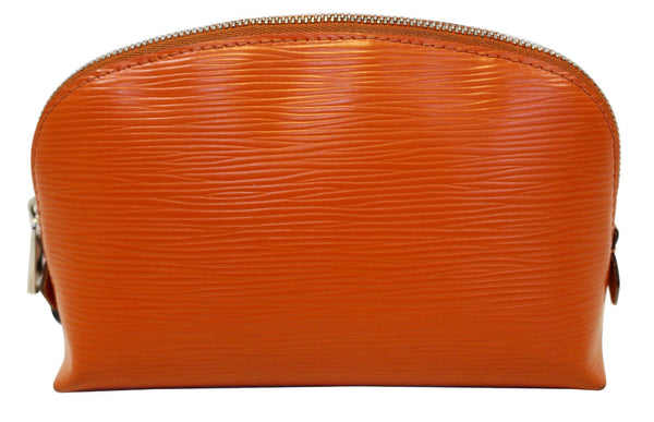 LOUIS VUITTON Epi Pochette Cosmetic Pouch Orange