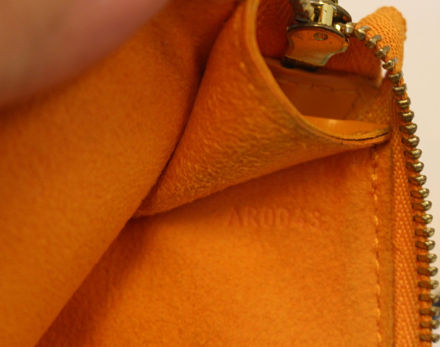 Very Vintage LOUIS VUITTON Orange EPI Long Tresor Wallet Handbag Accessory  LV