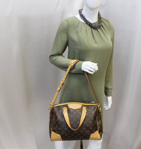 LOUIS VUITTON Monogram Canvas Retiro PM Brown Shoulder Bag