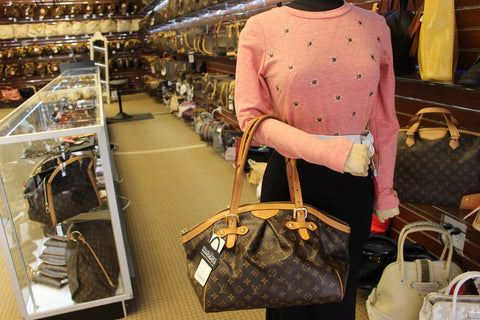 LOUIS VUITTON Monogram Canvas Tivoli GM Satchel Bag