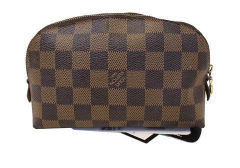 LOUIS VUITTON Damier Ebene Pochette Cosmetic Pouch