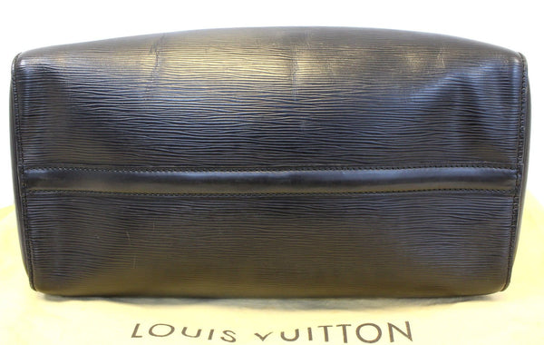 LOUIS VUITTON Epi Leather Speedy 40 Black Satchel Bag