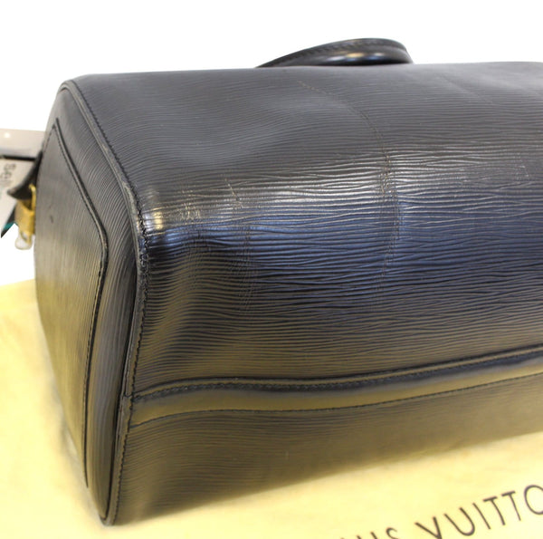 LOUIS VUITTON Epi Leather Speedy 40 Black Satchel Bag