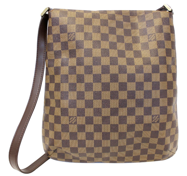 LOUIS VUITTON Damier Ebene Musette Salsa GM Crossbody Bag