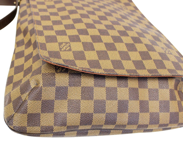 LOUIS VUITTON Damier Ebene Musette Salsa GM Crossbody Bag