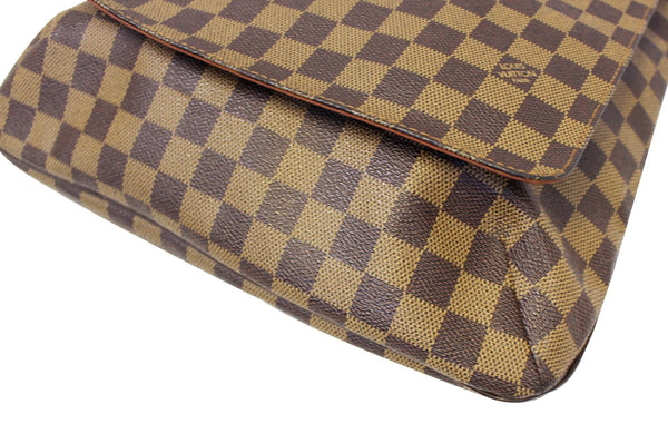 LOUIS VUITTON Damier Ebene Musette Salsa GM Crossbody Bag