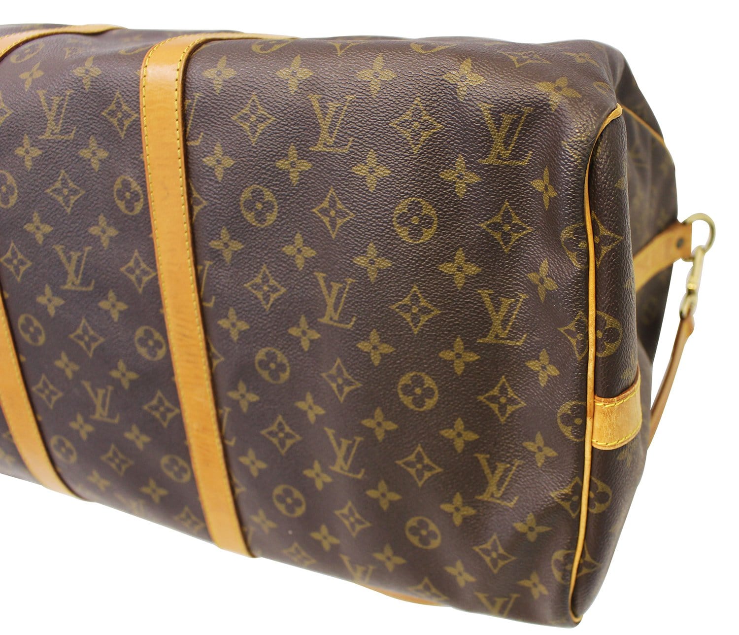 Authenticated used Louis Vuitton Boston Bag Keepol 55 Brown Beige Monogram M41424 Nume Mi0951 Louis Vuitton Handbag Unisex LV, Adult Unisex, Size: (
