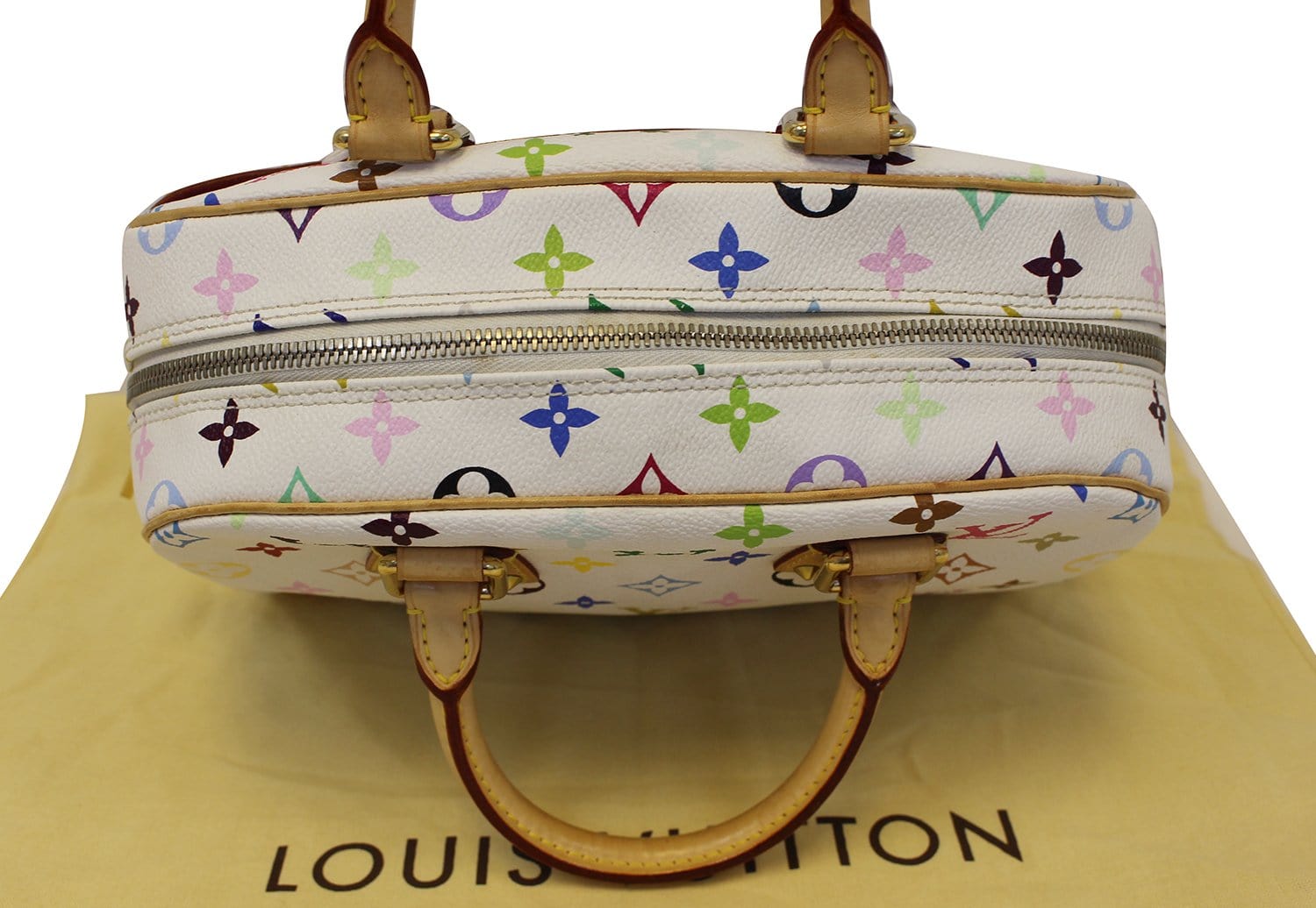 Vintage Louis Vuitton White Multicolor Monogram Mini Shoulder Bag –  Treasures of NYC