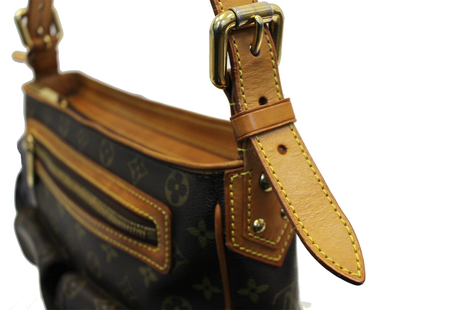 Louis Vuitton, Bags, Louis Vuittonauth Monogram Hudson M4027 Womens  Shoulder Bag