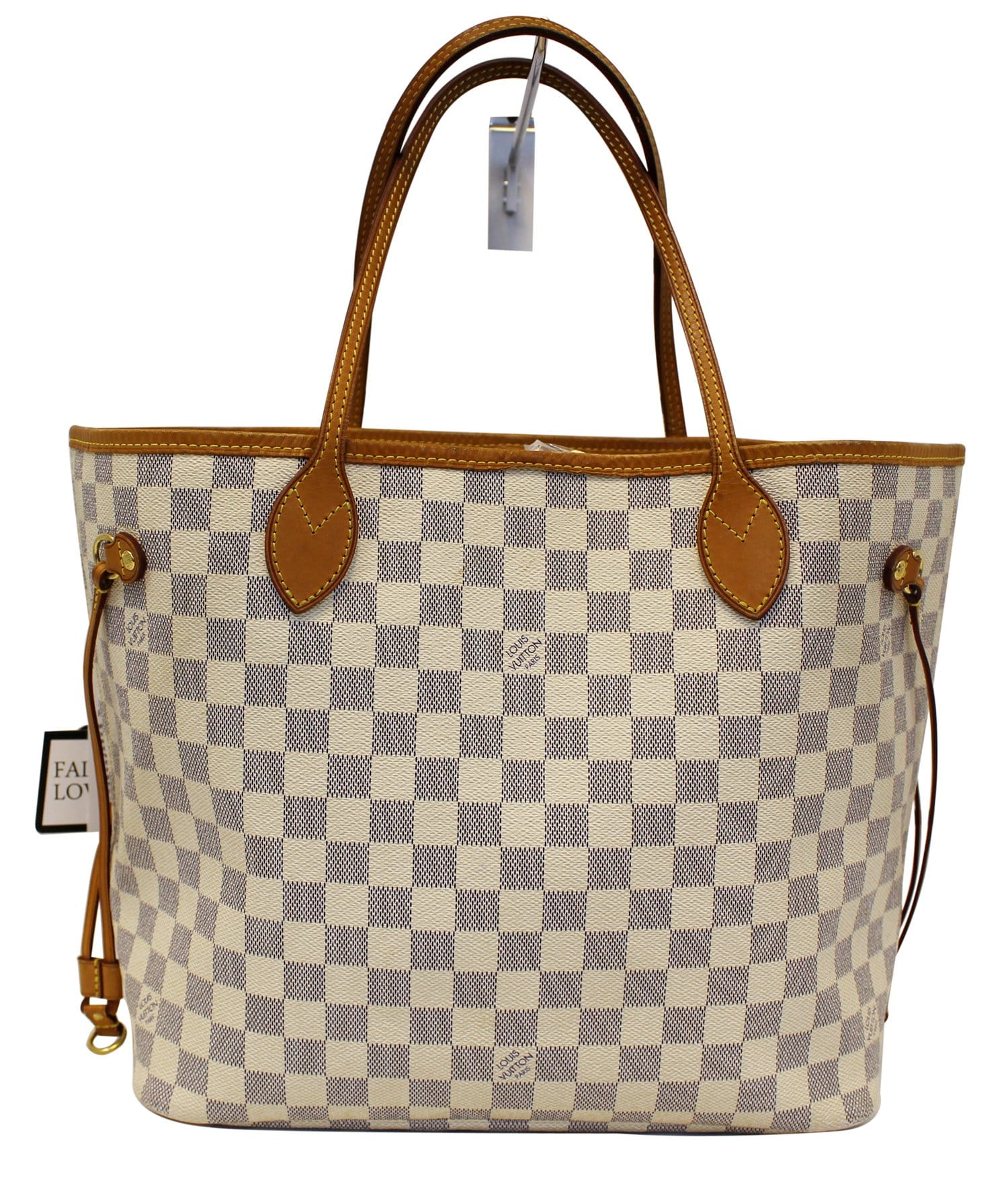 Louis Vuitton Damier Azur Neverfull MM w/ Pouch - Neutrals Totes, Handbags  - LOU806369