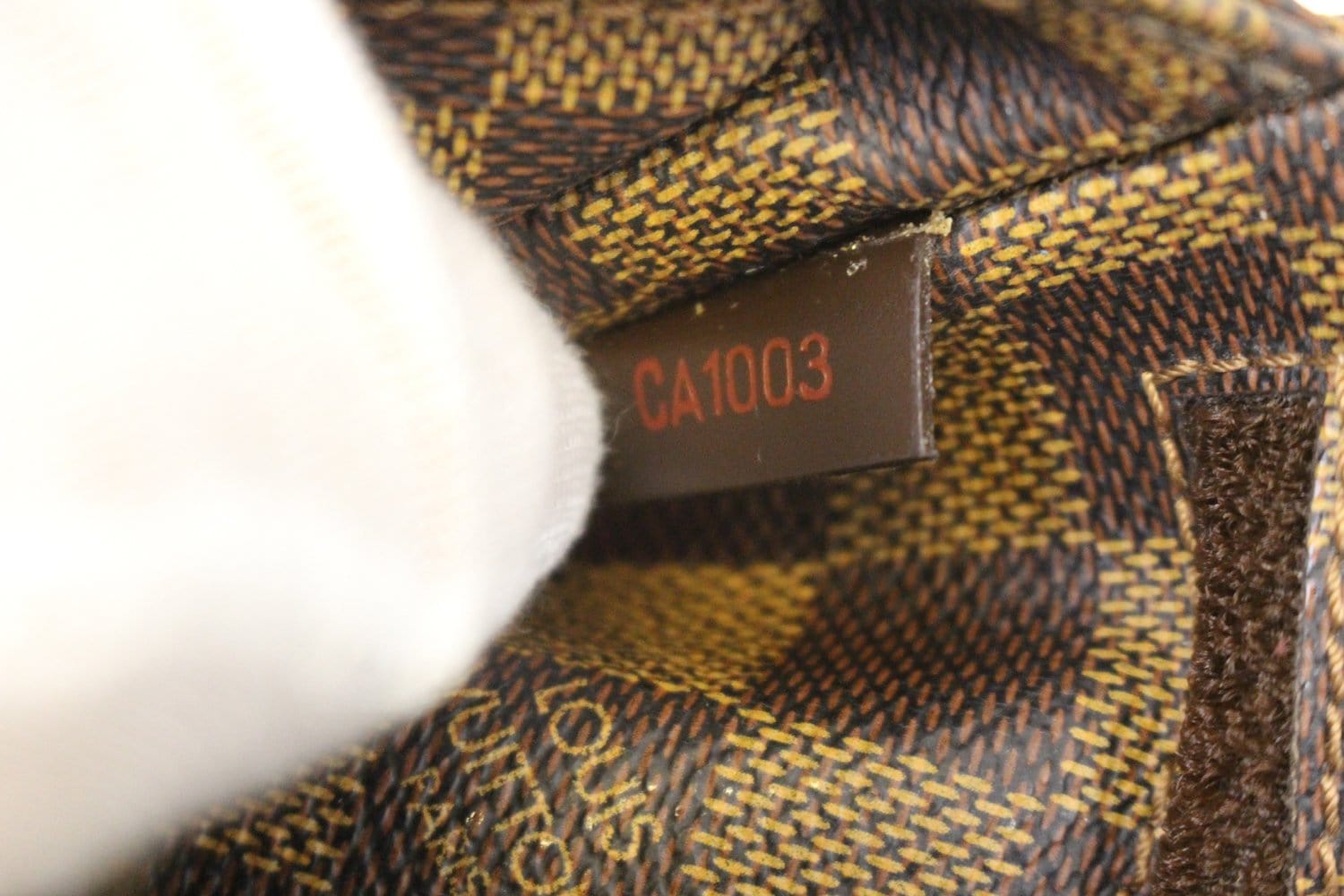 Louis Vuitton Geronimos Bum Bag Purse Damier Brown N51994 CA1003