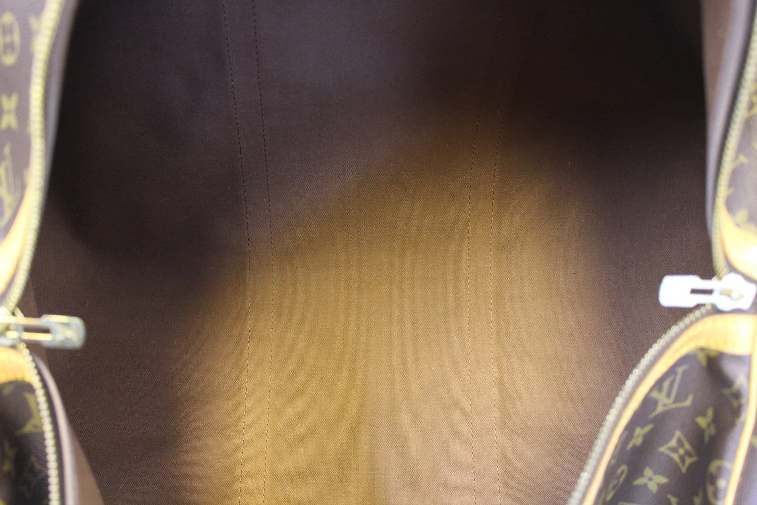 Louis Vuitton Monogram Sac Souple 45 Leather Fabric Brown Boston Bag 727
