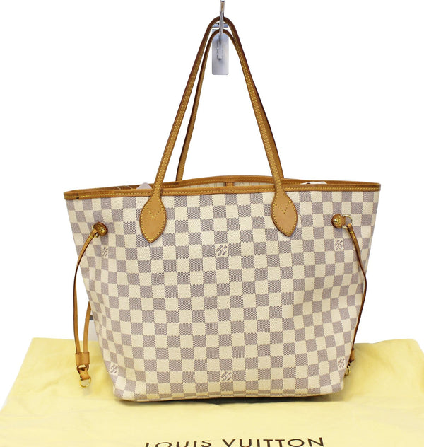 LOUIS VUITTON Damier Azur Neverfull MM Tote Bag