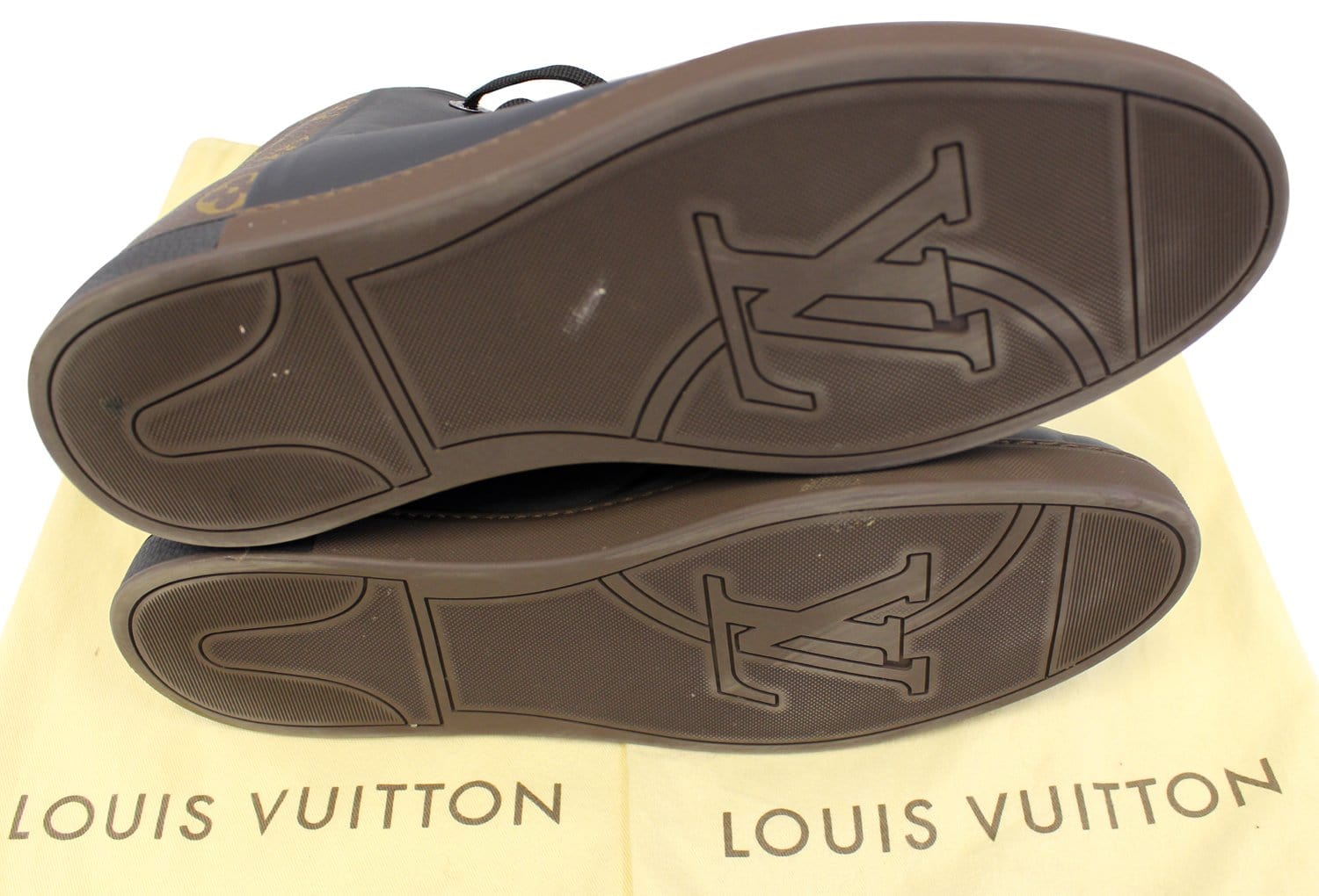 二手品Louis Vuitton 太空印花帆布對開卡片包(黑灰), 二手國際精品