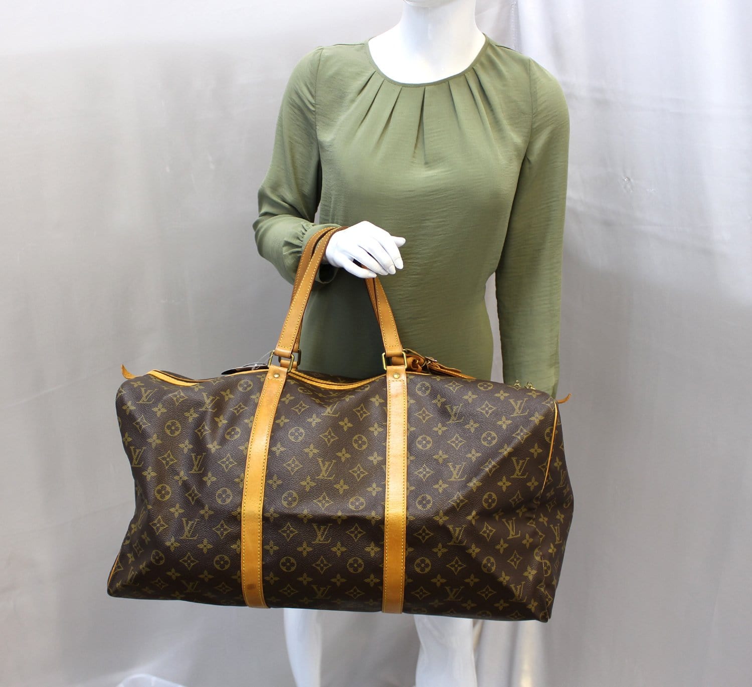 RARE Authentic Louis Vuitton monogram Sac Souple 55 Travel Bag Carry On