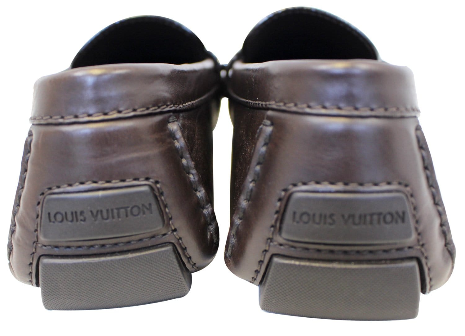 Louis Vuitton Monte Carlo Dark Brown Leather Mocassin Size 9