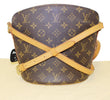 LOUIS VUITTON Monogram Canvas Drouot Brown Crossbody Bag