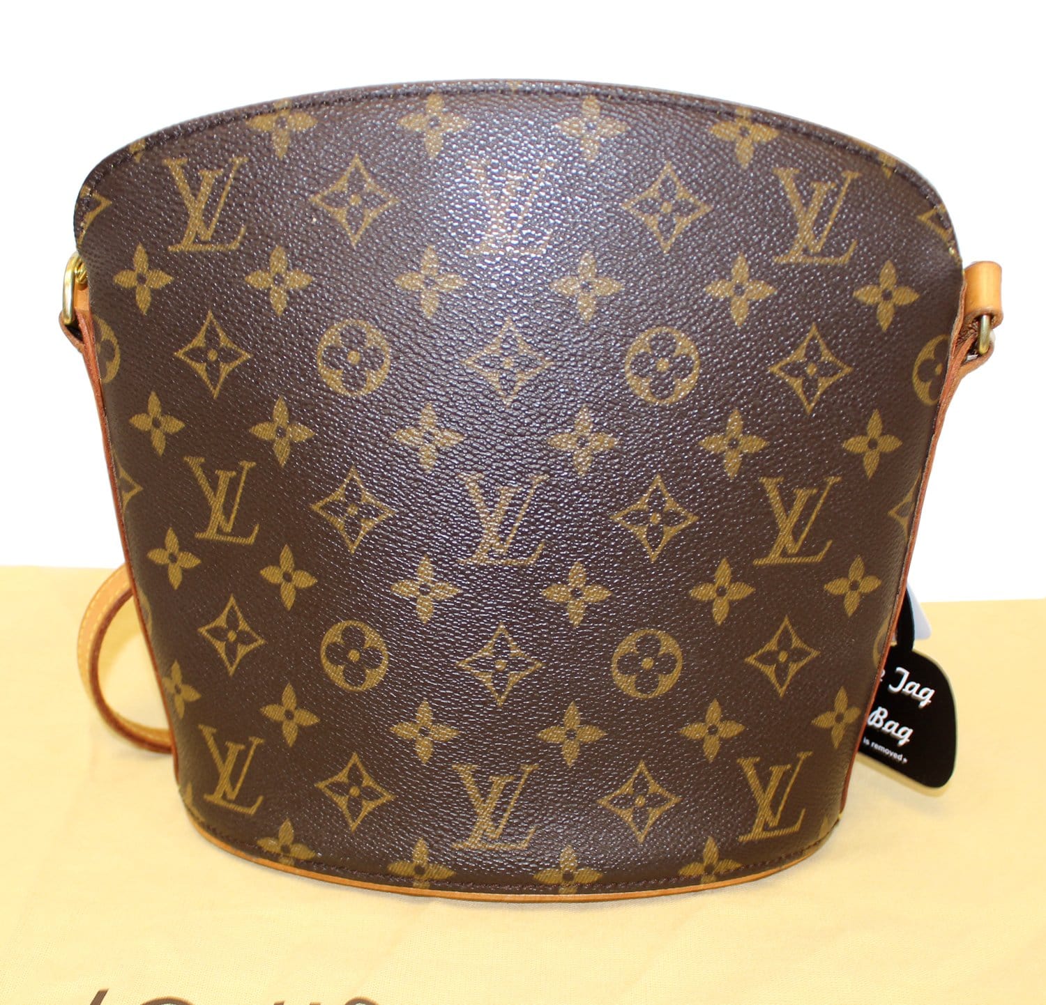 Drouot leather crossbody bag Louis Vuitton Brown in Leather - 28546486