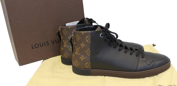 LOUIS VUITTON Monogram Line up Sneakers Size 10