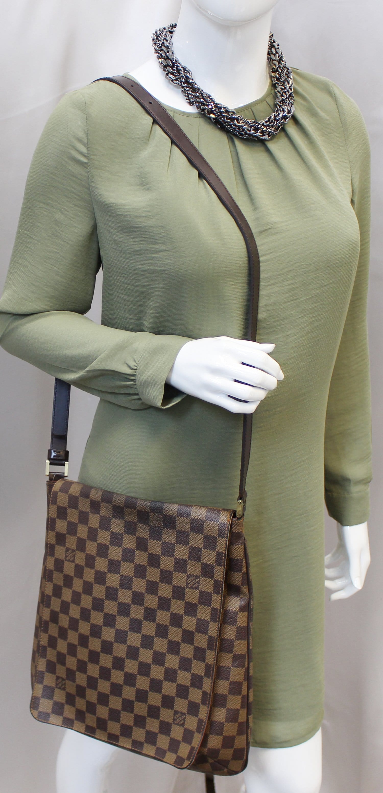 Brown Louis Vuitton Damier Ebene Musette Salsa PM Crossbody Bag – Designer  Revival