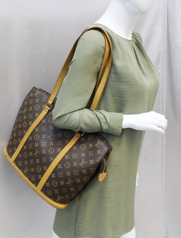 LOUIS VUITTON Monogram Canvas Babylone Tote Bag