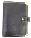 LOUIS VUITTON Suhalis Agenda MM Day Planner Cover Black