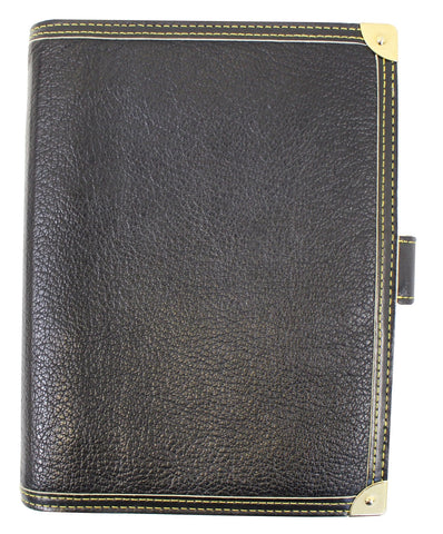 LOUIS VUITTON Suhalis Agenda MM Day Planner Cover Black