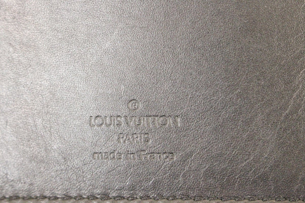 LOUIS VUITTON Suhalis Agenda MM Day Planner Cover Black