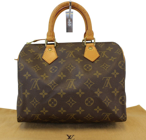 LOUIS VUITTON Monogram Canvas Speedy 25 Satchel Bag